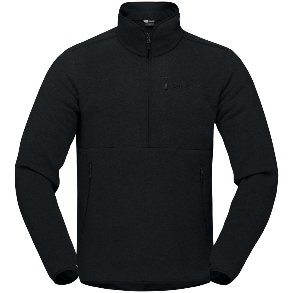 Norrona Women's Femund Warm2 1/2 Zip Neck CAVIARBLACK