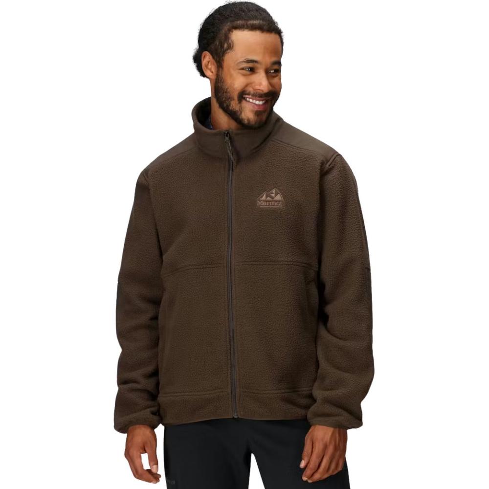 Marmot Men’s Wanderer High-Pile Fleece Jacket HICKORYNUT