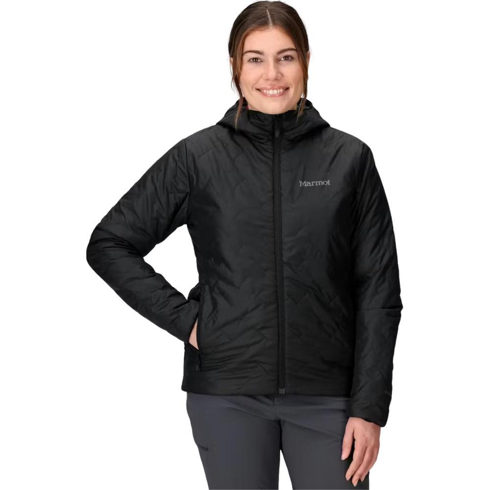 Marmot Women’s MonoQuilt PrimaLoft Insulated Hoody BLACK