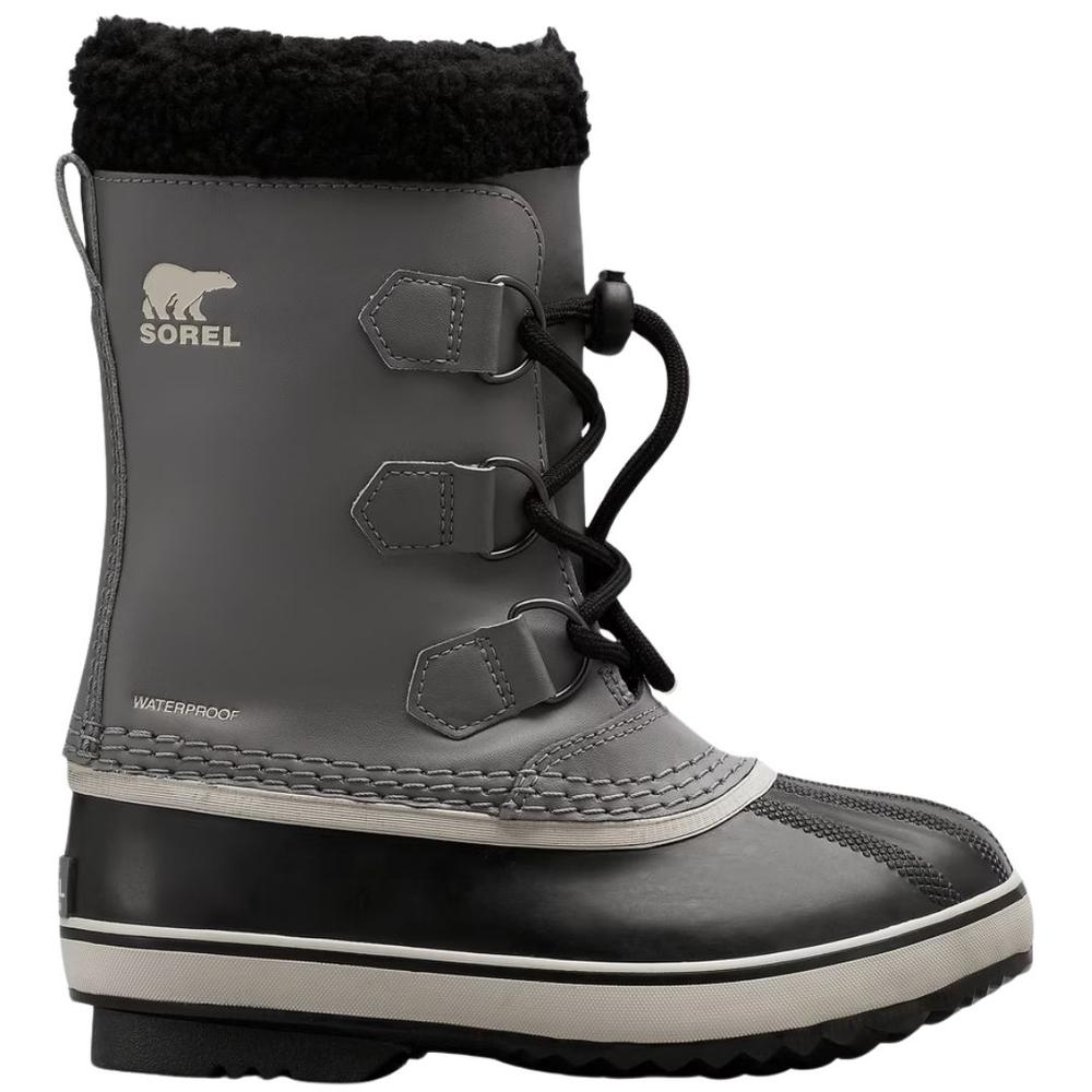 Sorel Youth YOOT PAC TP Waterproof Boots QUARRY/BLACK