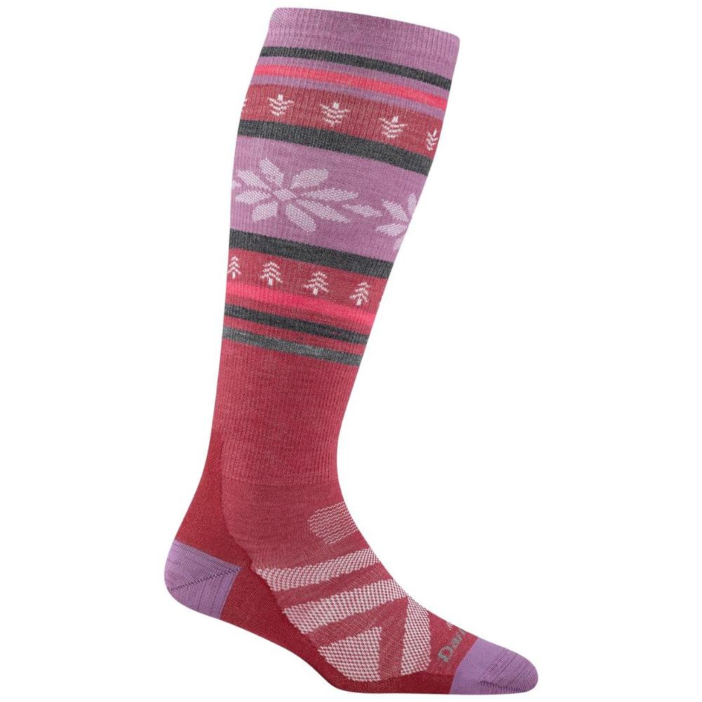 Darn Tough Women's Alpine Lightweight Snow Socks CRANBERRY
