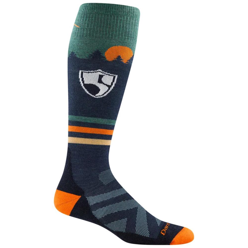 Darn Tough High Fives Over-the-Calf Midweight Snow Socks ECLIPSE