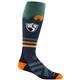 Darn Tough High Fives Over-the-Calf Midweight Snow Socks ECLIPSE