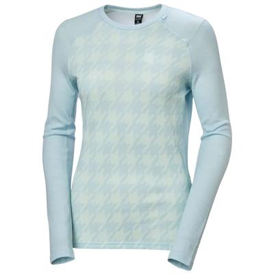 Helly Hansen Women's LIFA Merino Midweight Graphic Long-Sleeve Crew Base Layer
