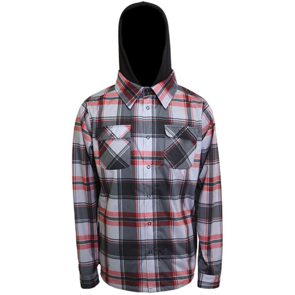 Turbine Men's Midtown Flannel Jacket RED