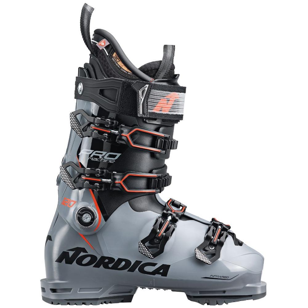 Nordica Men's Promachine 120 Ski Boots 2027 GREY/BLACK/RED