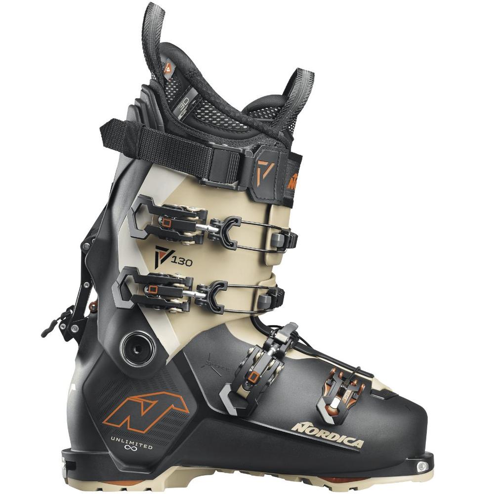 Nordica Men's Unlimited 130 DYN Ski Boots 2026 BLACK/SAND/COPPER