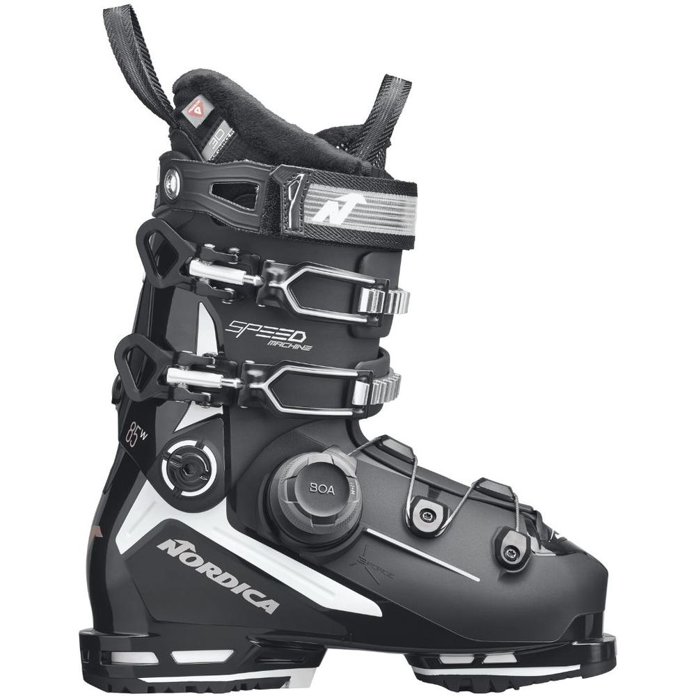 Nordica Women's Speedmachine 3 85 BOA Ski Boots 2027 BLACK/WHITE/PINK