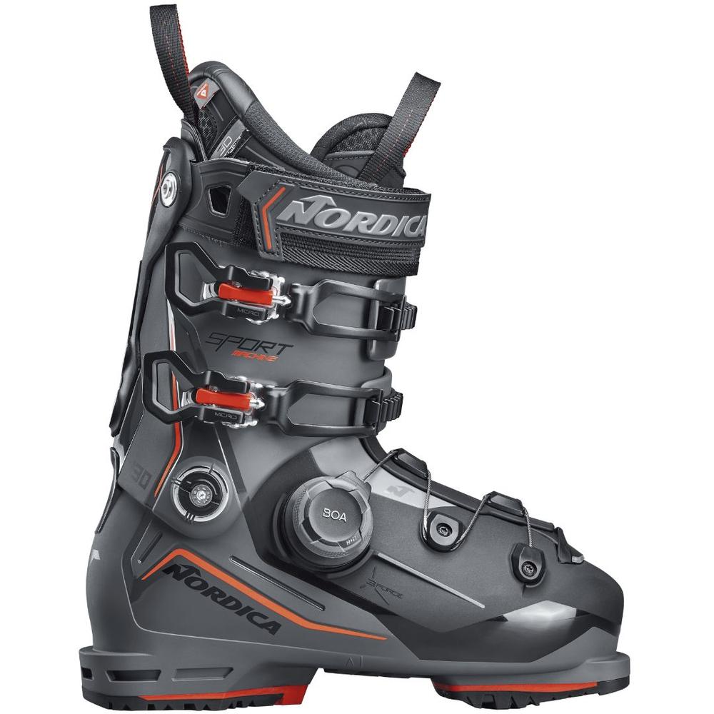 Nordica Men's Sportmachine 3 130 BOA Ski Boots 2026 ANTHRACITE/BLACK/RED