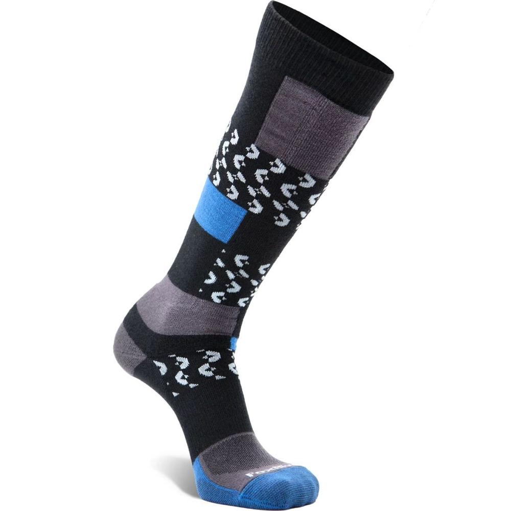 Fox River Women's Peakheat Liftie Lightweight Snow Socks BLACK/BLUE