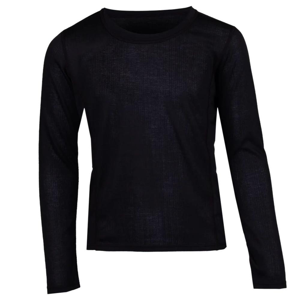 Polarmax Youth Double Layer Crewneck BLACK
