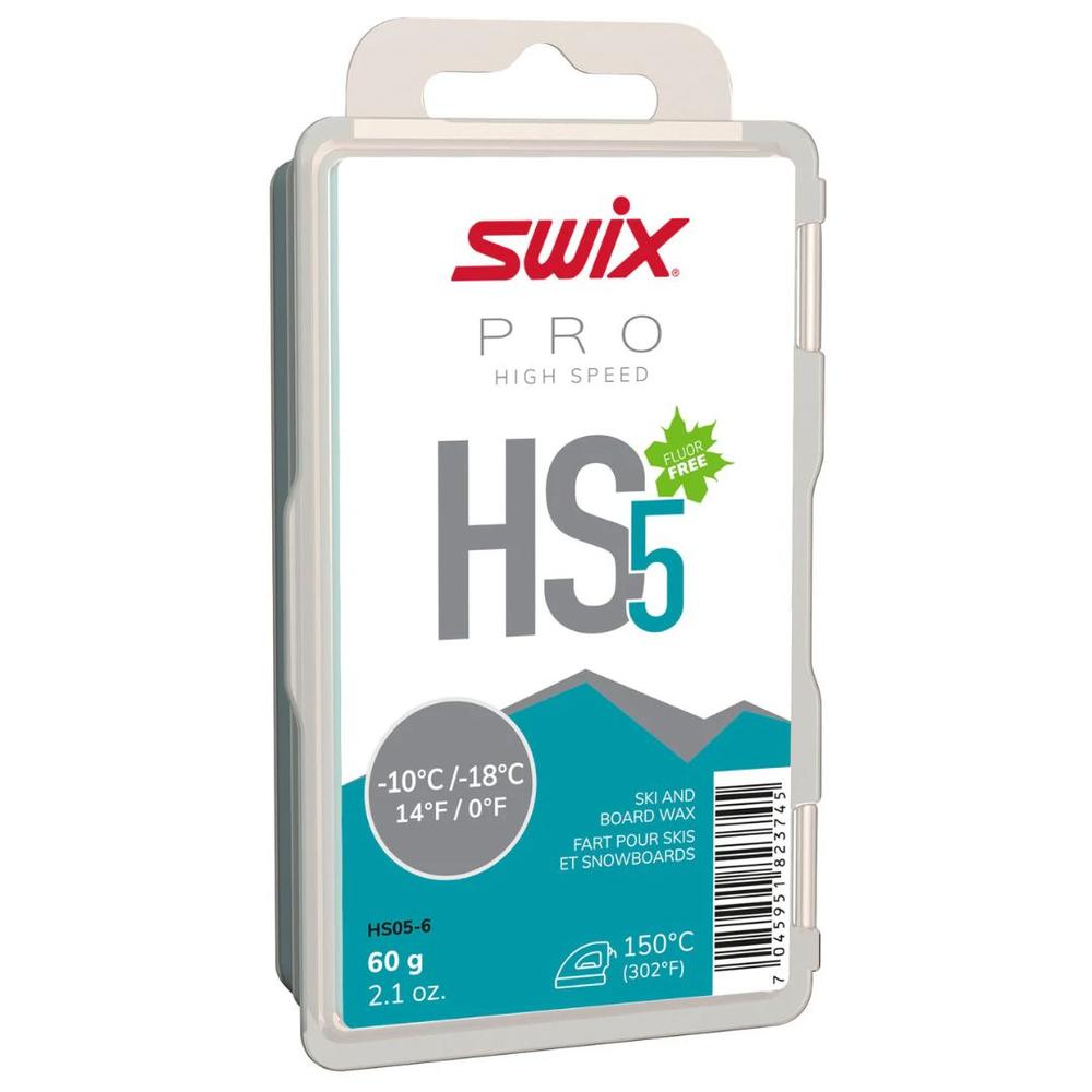Swix HS5 Turquoise Wax -10°C/-18°C, 60g NA