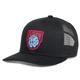 Flylow Undercover Trucker Hat BLACK/MAGMA