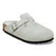 Birkenstock Women's Boston Soft Footbed Suede Clog PURESAGETONAL