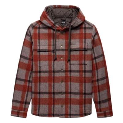 prAna Men's Asgard Hooded Flannel Shirt