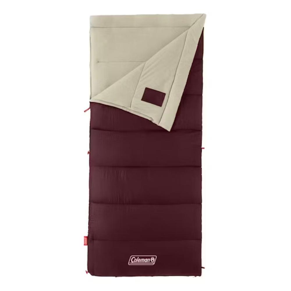 Coleman Autumn Glen 50°F Sleeping Bag MAROON