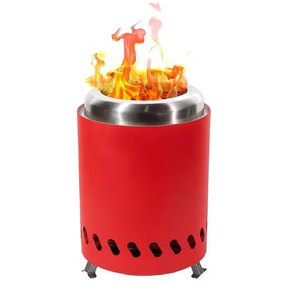 Sunshine Mountaineering 5.5 Inch Tabletop Fire Pit - Red