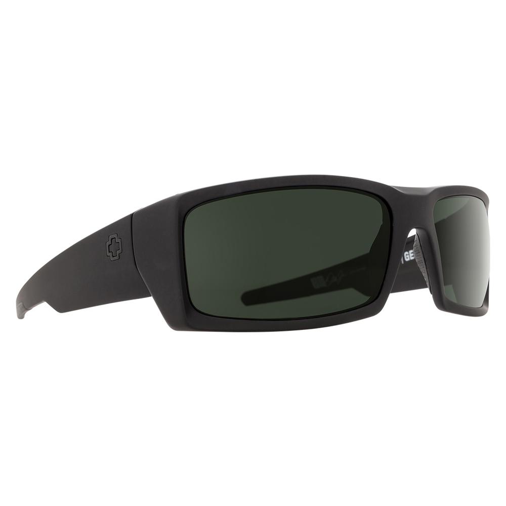  Spy General Polarized Sunglasses Soft Matte Black/Happy Gray Green Polar