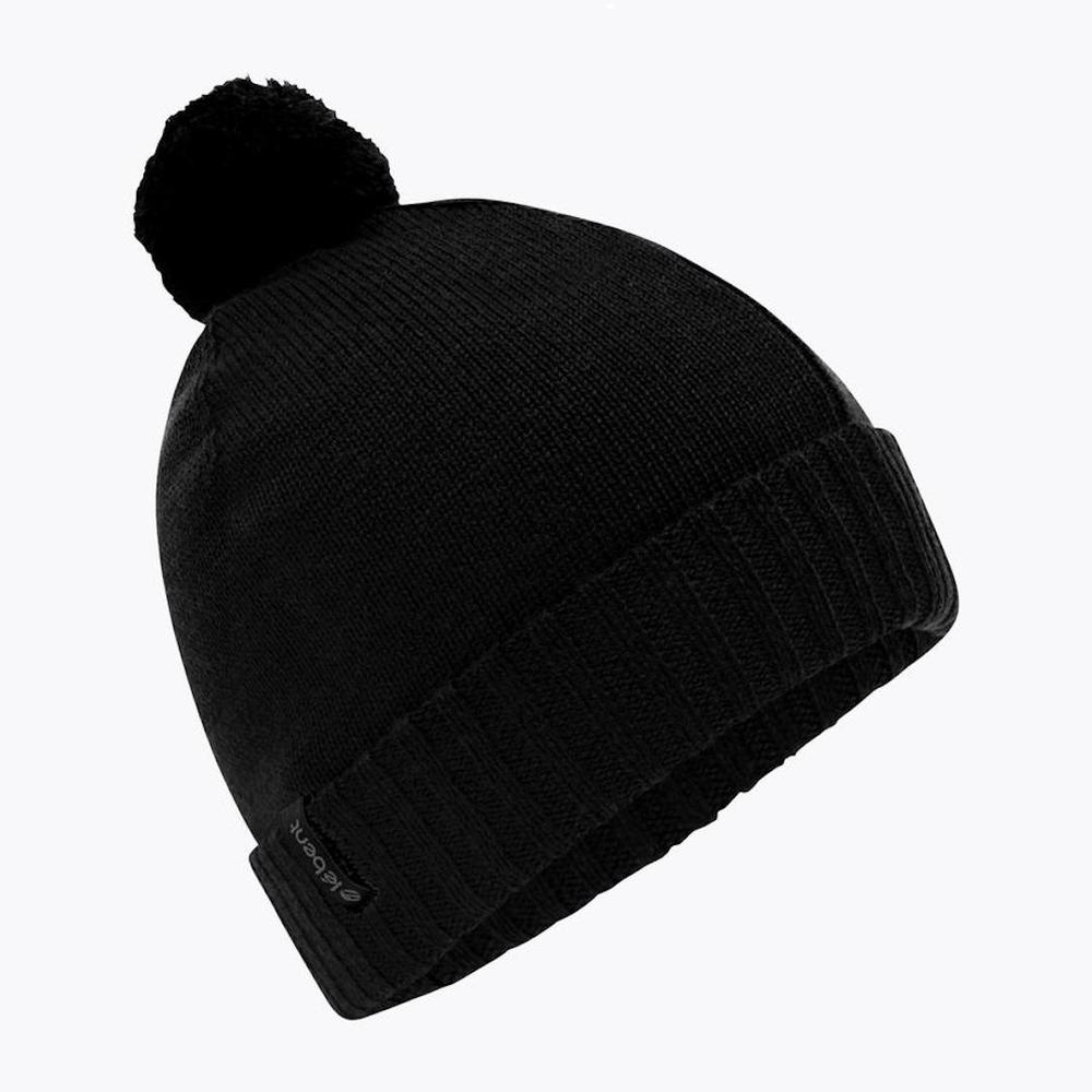 Le Bent Women's Pom Pom Beanie BLACK