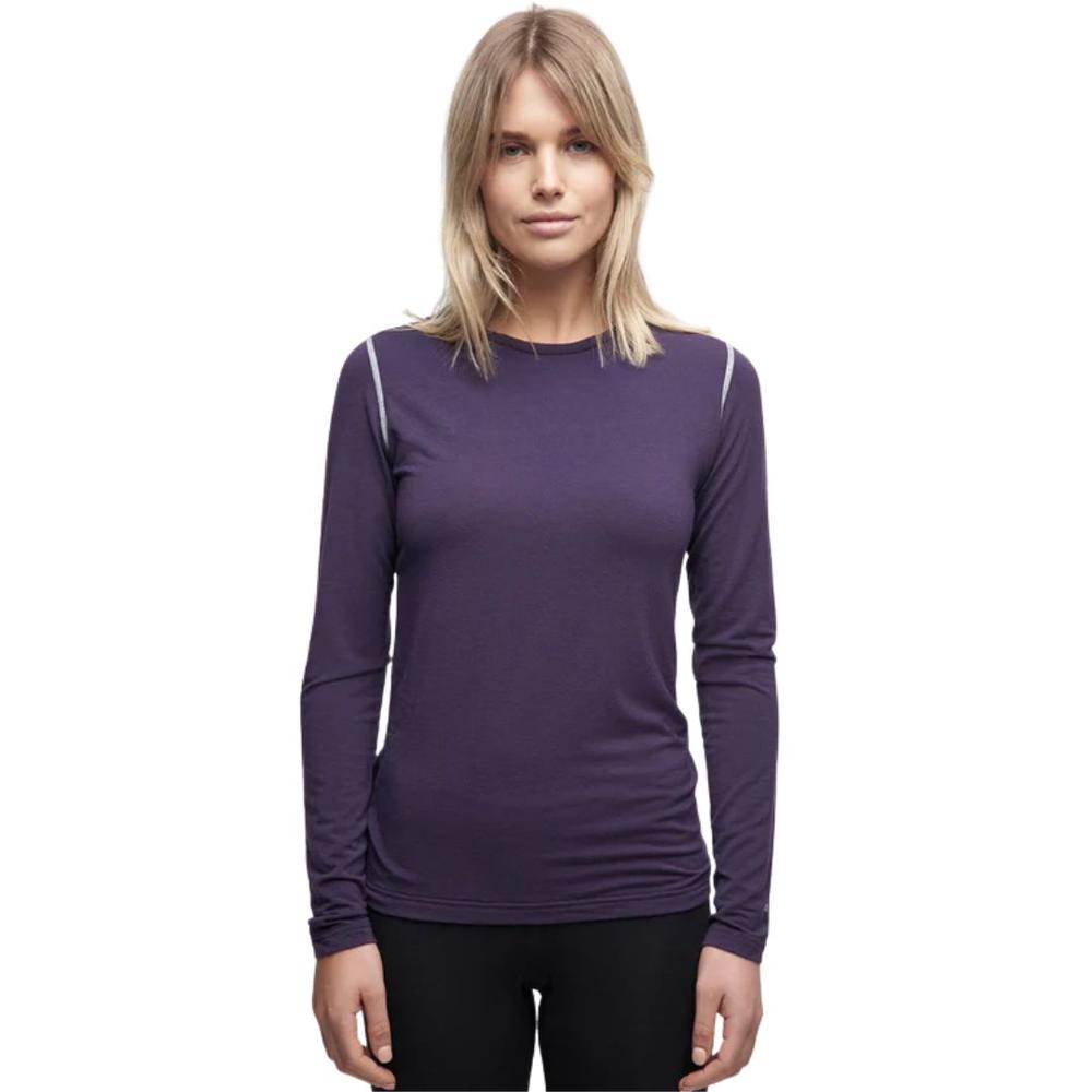 Le Bent Women's Lightweight Crew Base Layer NIGHTSHADE