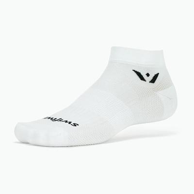 Swiftwick Aspire One White Running Socks