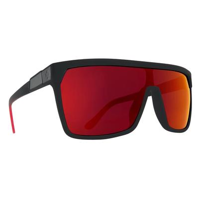 Spy+ Flynn Matte Black Red Sunglasses