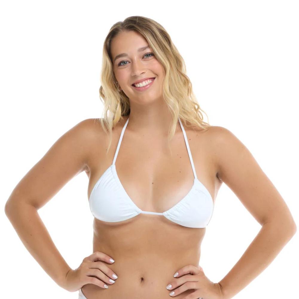 Body Glove Smoothies Dita Triangle Bikini Top SNOW
