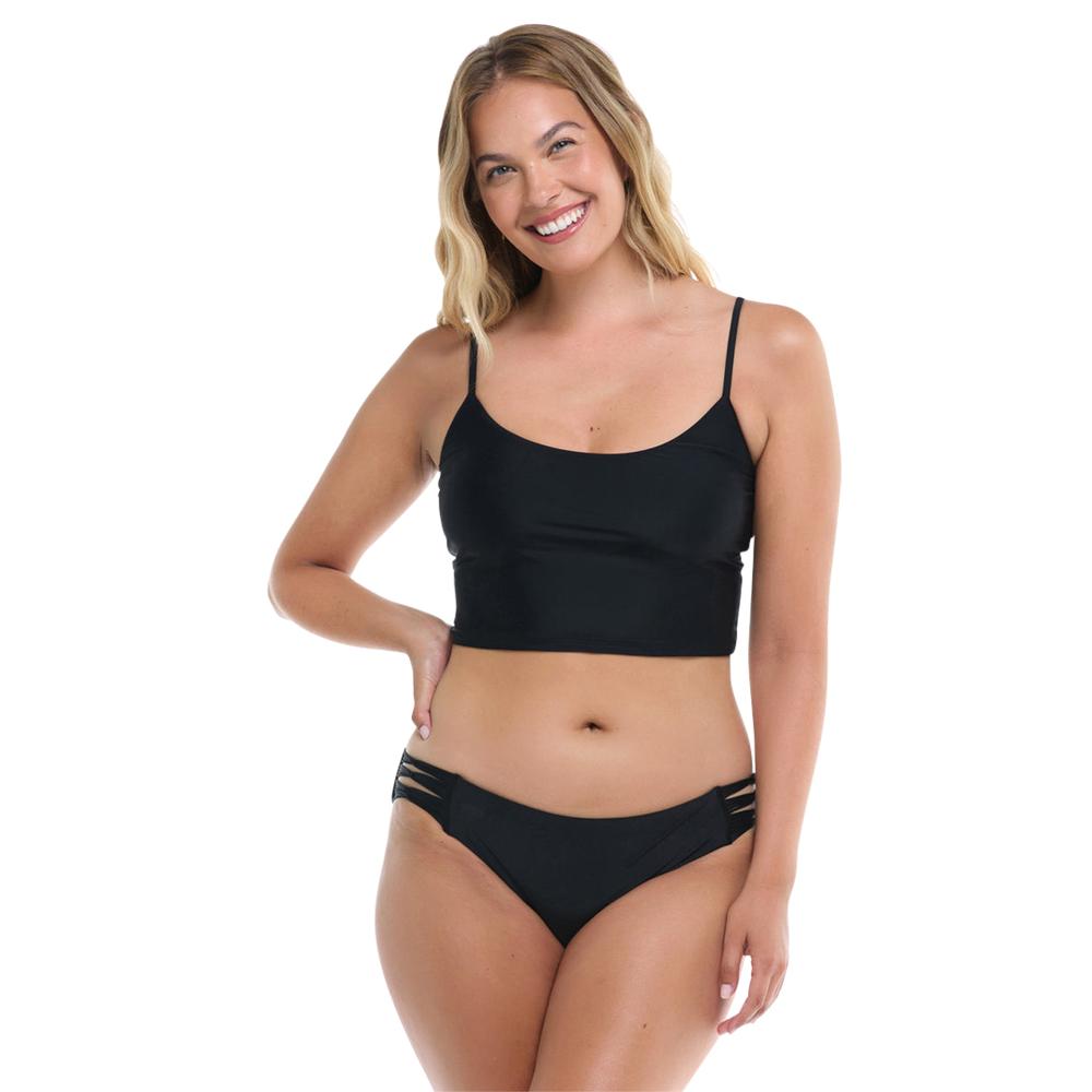 Body Glove Women's Smoothies Norah Crop Top BLACK