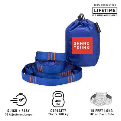 Grand Trunk Trunk Hammock Suspension Straps - Multiple Colors