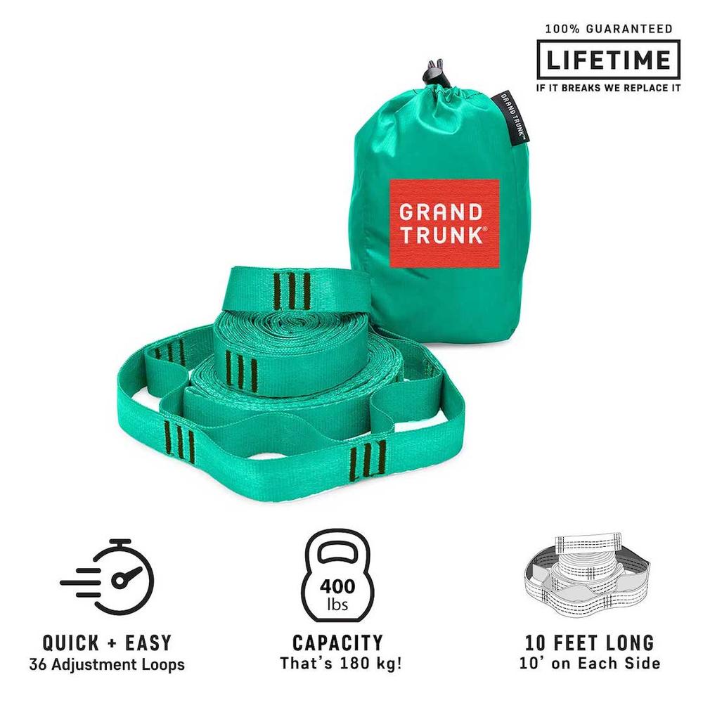 Grand Trunk Trunk Hammock Suspension Straps - Multiple Colors TEAL