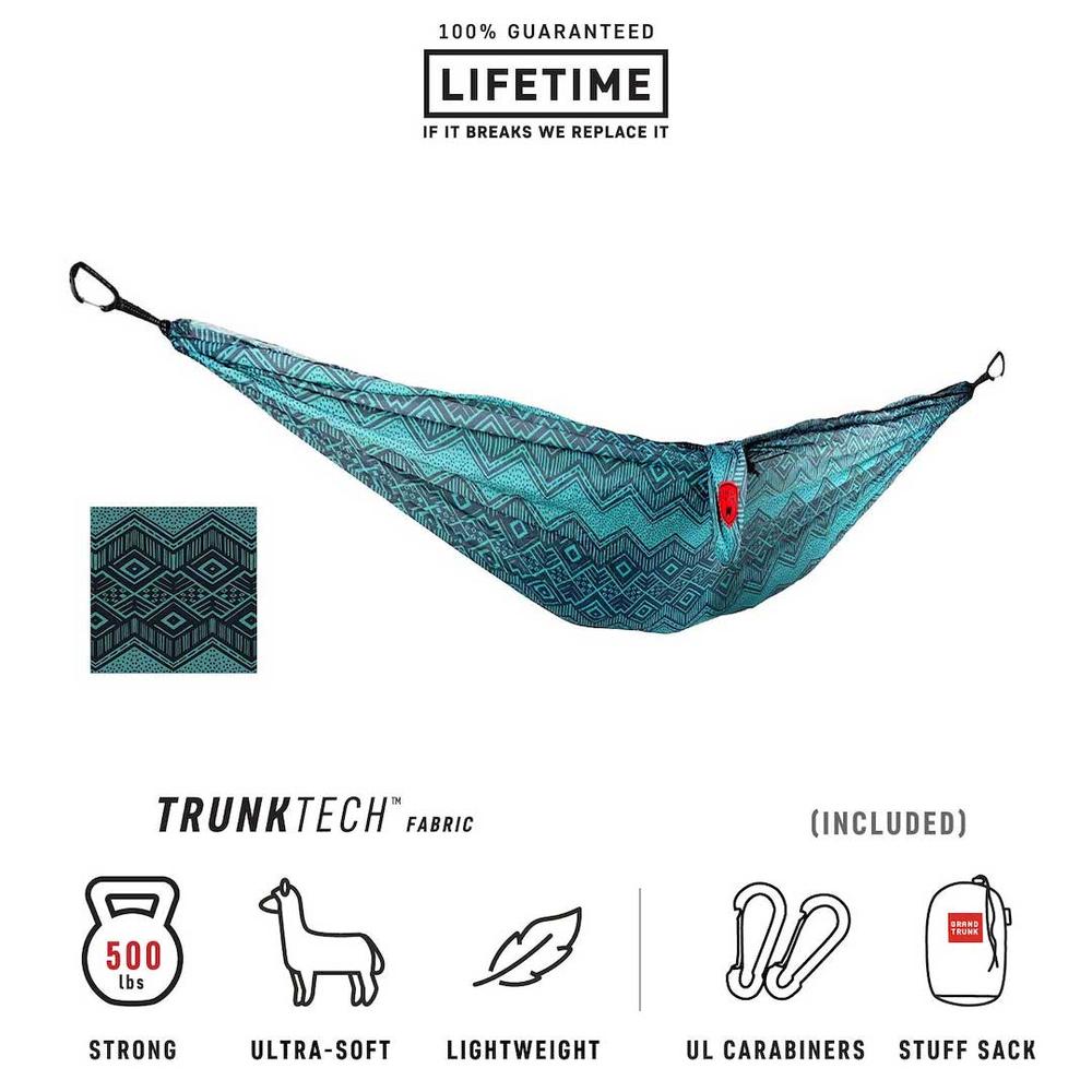 Grand Trunk TRUNKTECH™ Hammock Double, Printed - Multiple Colors BLUUNILE
