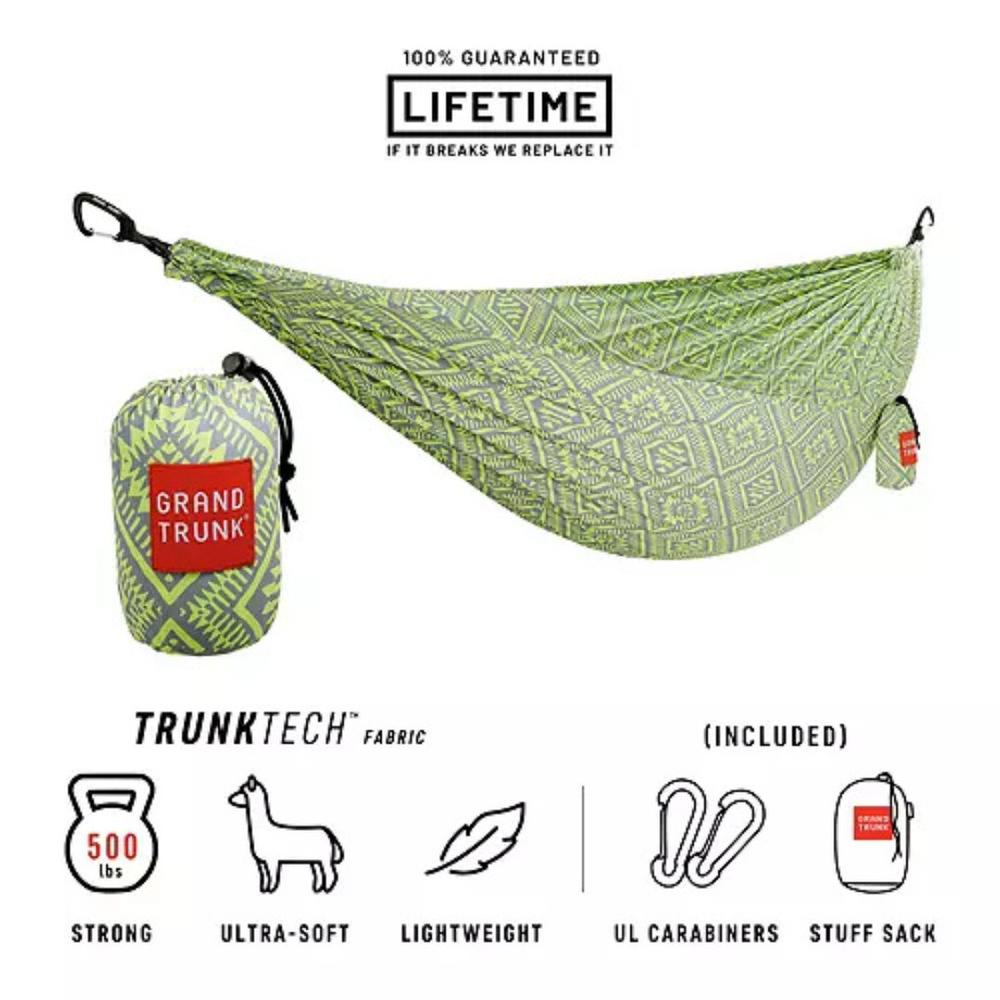 Grand Trunk TRUNKTECH™ Hammock Double, Printed - Multiple Colors GREENMAMBA