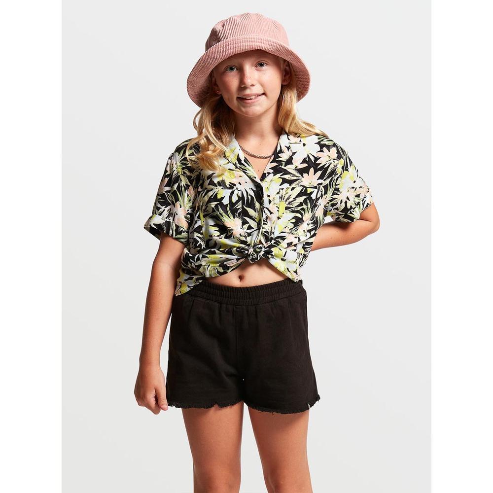 Volcom Big Girls Strutin Stone Shorts BLACK