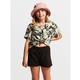 Volcom Big Girls Strutin Stone Shorts BLACK