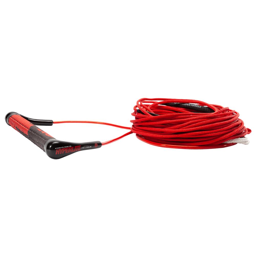 Hyperlite SG Wakeboard Handle w/ 70' Fuse Line RED