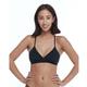 Eidon Women's Madison Fixed Triangle Bikini Top BLACKLICORICE
