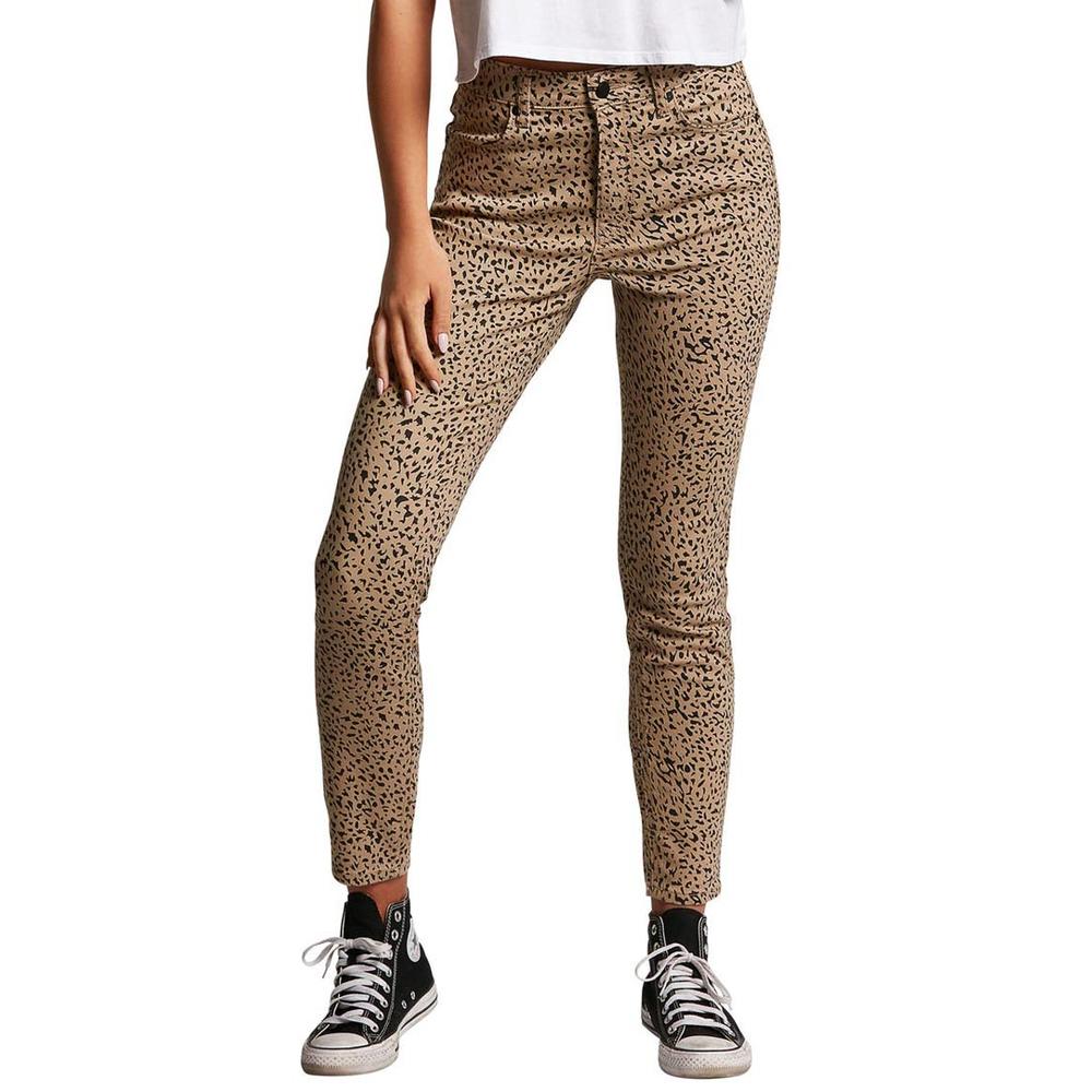 Volcom Women's Liberator High Rise Jeans ANIMALPRINT