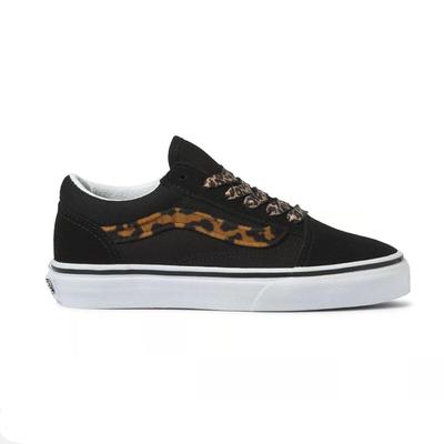 Vans Kids' Leopard Fur Old Skool Shoes