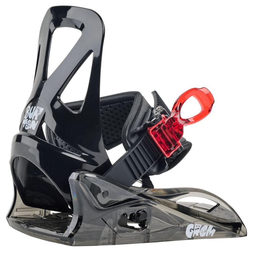 Burton Kids' Grom Disc Snowboard Bindings 2026 BLACK