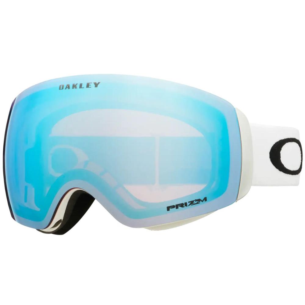  Oakley Flight Deck M Snow Goggles - Matte White + Sapphire