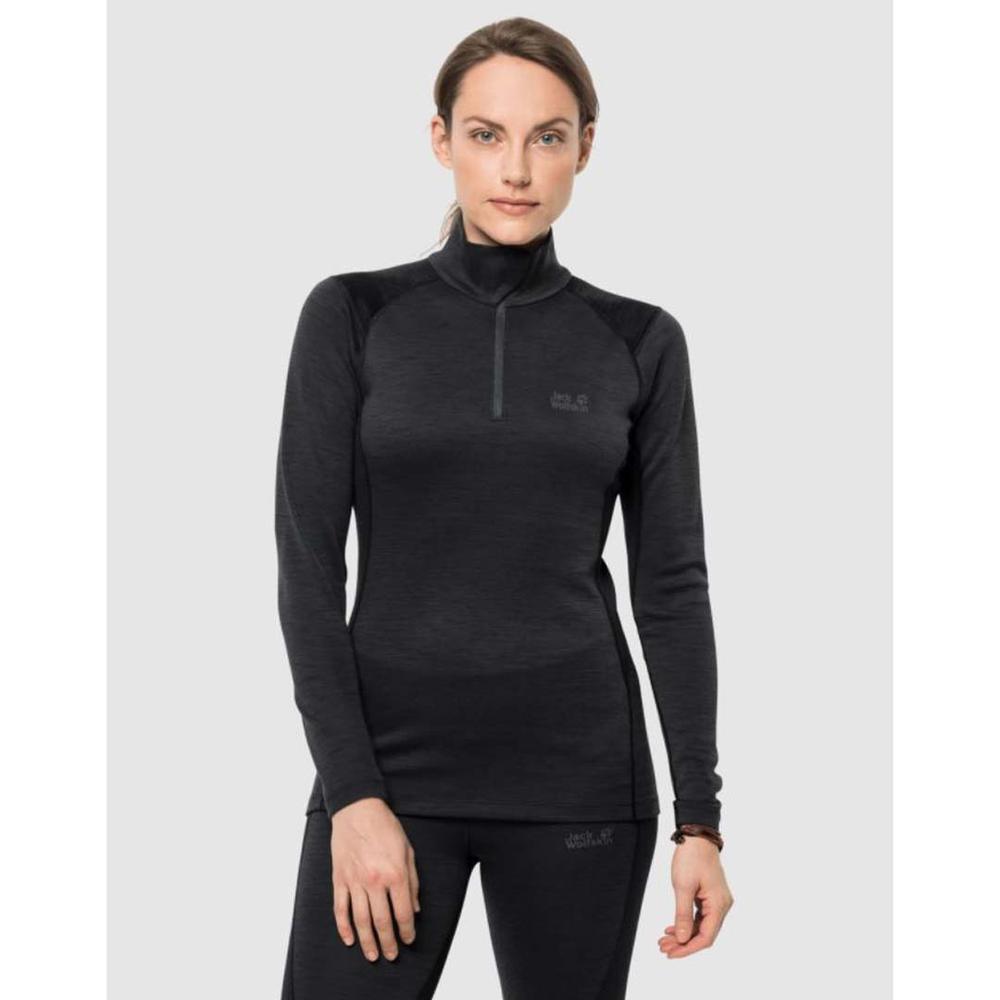  Jack Wolfskin Women's Artic Xt Half Zip Base Layer Top
