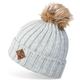 Dakine Women's Kylie Pom Knit Beanie GREY