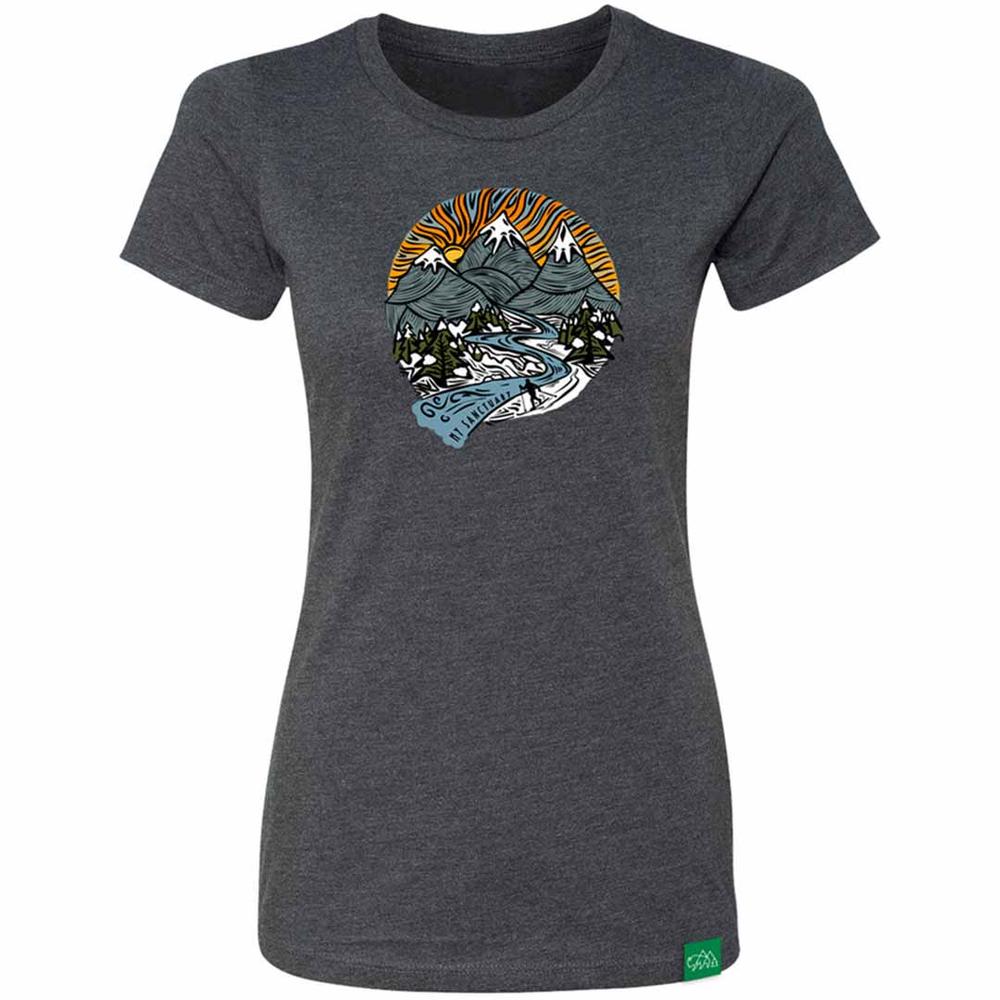  Wild Tribute Women's My Sanctuary Fitted T- Shirt