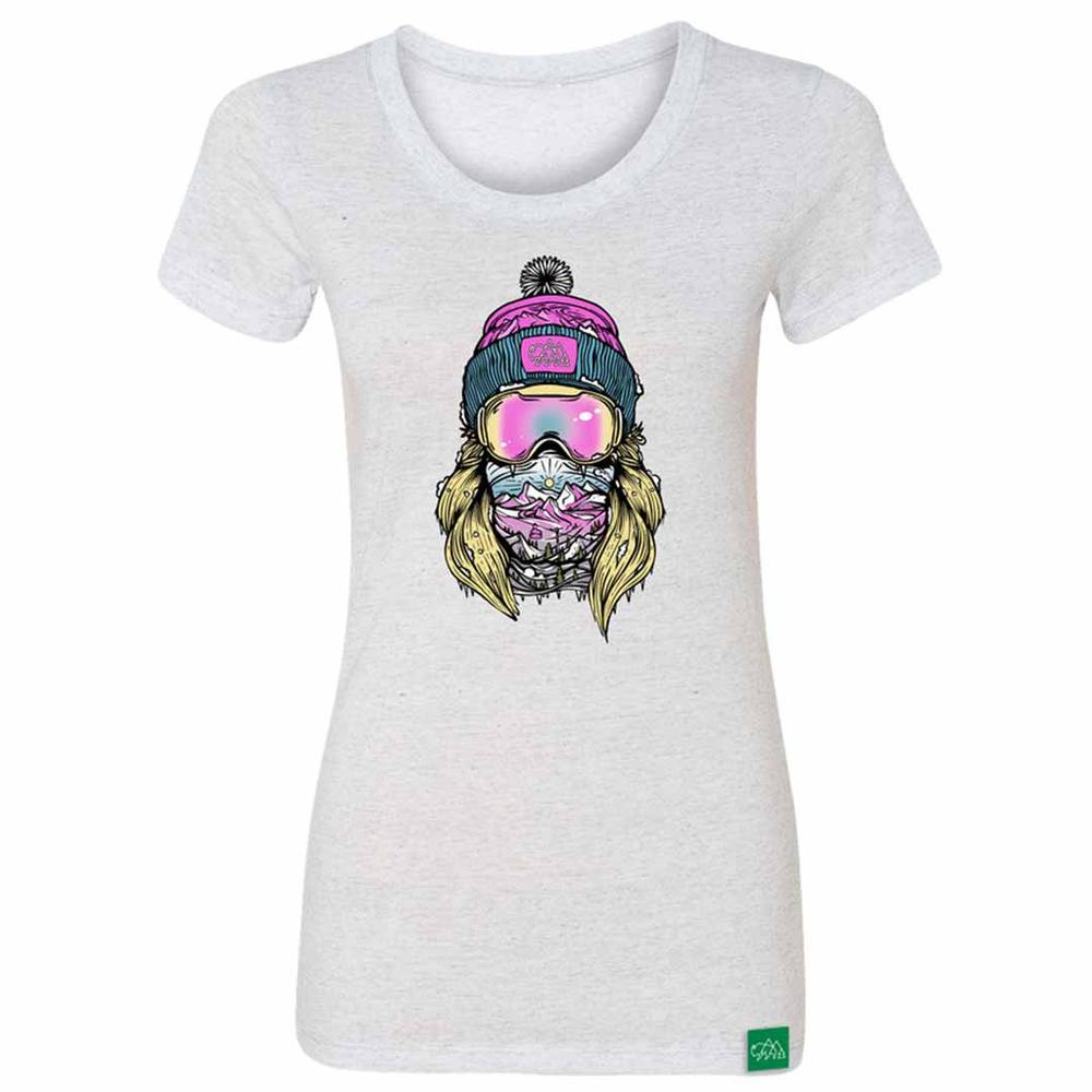  Wild Tribute Women's Icewoman Tri- Blend T- Shirt