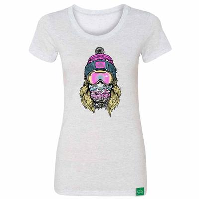 Wild Tribute Women's Icewoman Tri-Blend T-Shirt