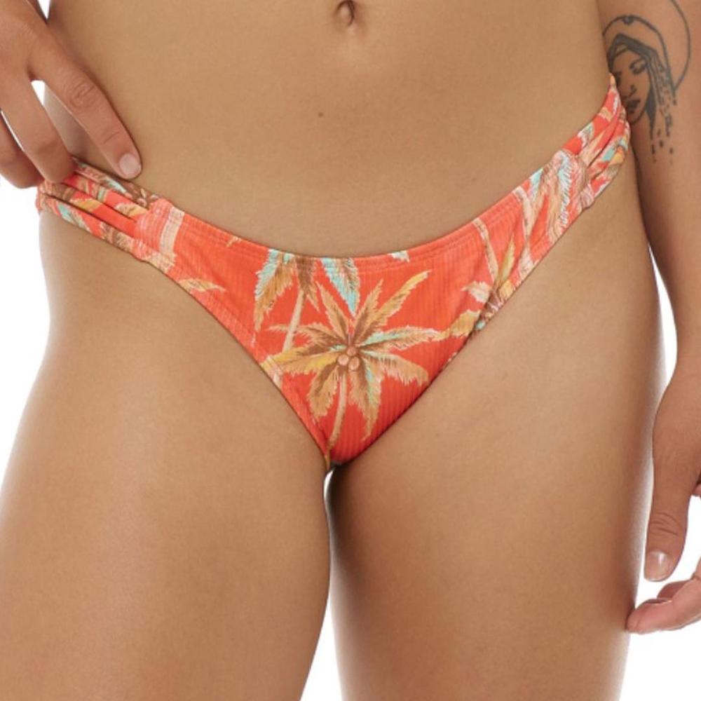 Body Glove Women's Balata Garden Flirty Surf Rider Bikini Bottom SUNSET