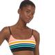 Body Glove Women's Coral Reef Aro Bralette Bikini Top BLACK