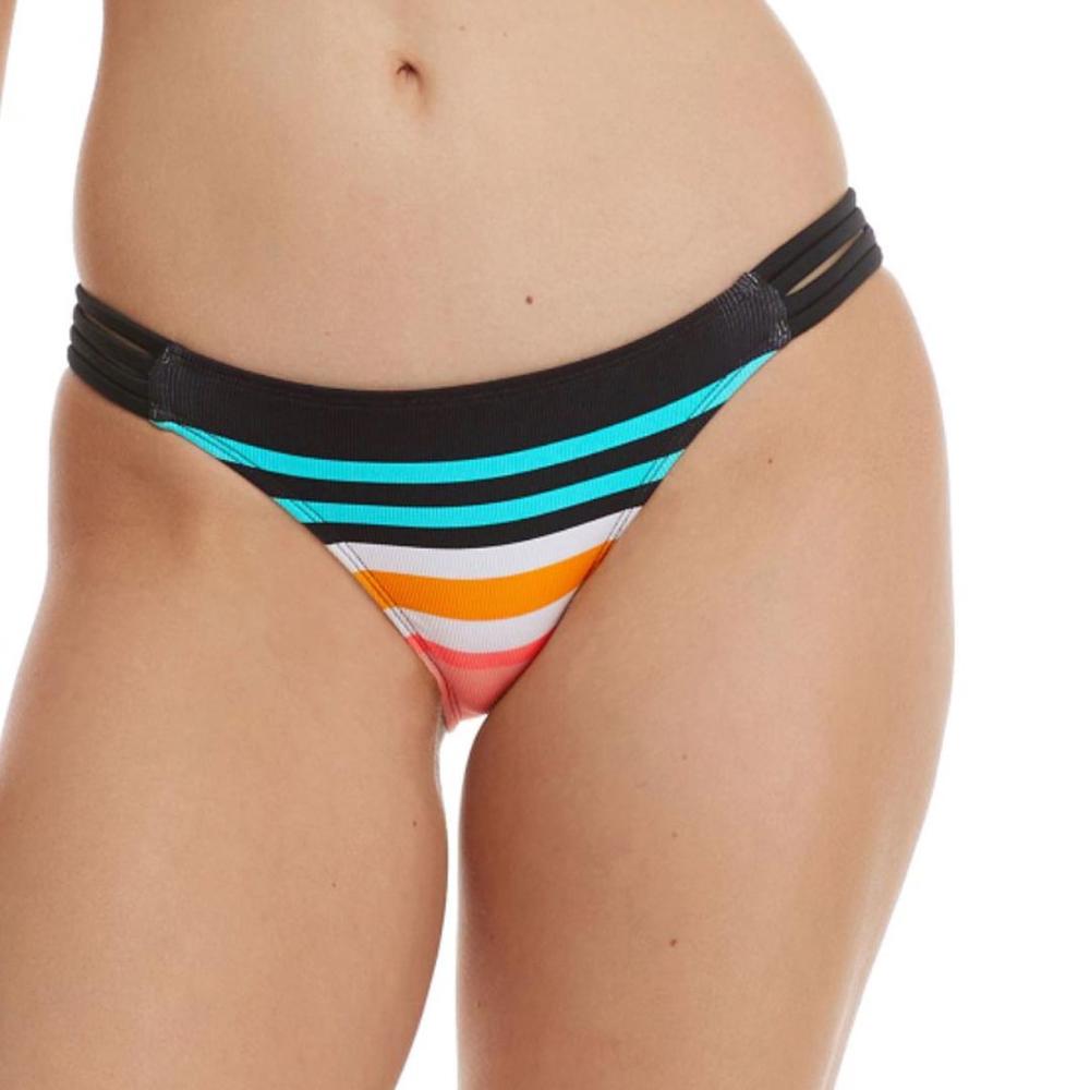 Body Glove Women's Coral Reef Flirty Surf Rider Bikini Bottom BLACK