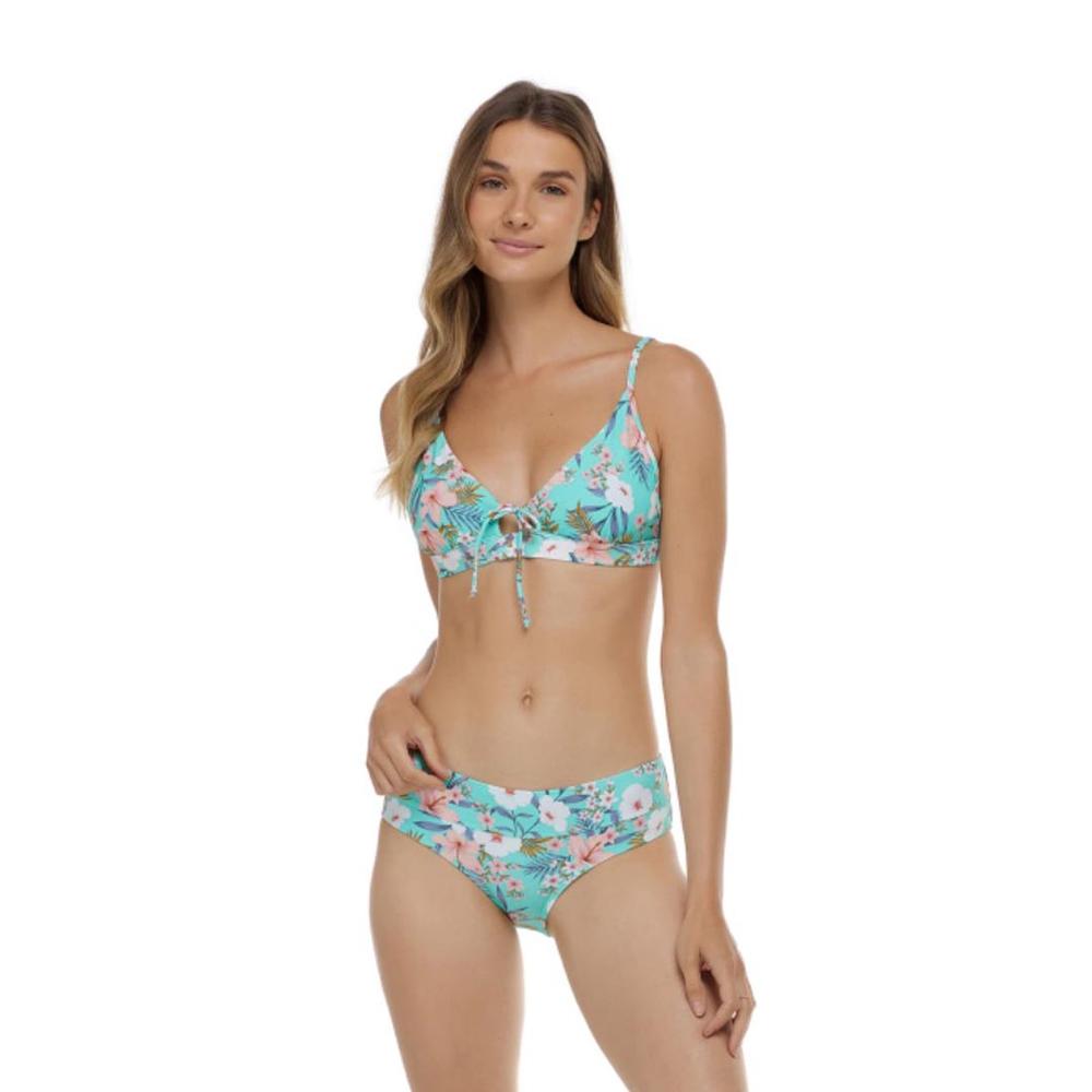 Body Glove Women's Pura Vida Adalee Triangle Bikini Top SEAMIST