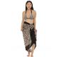 Skye Women's Hula Sarong BLACK/SAFARIPRT
